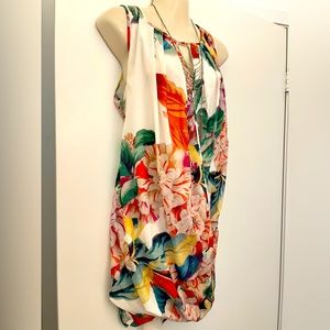 Floral shift dress